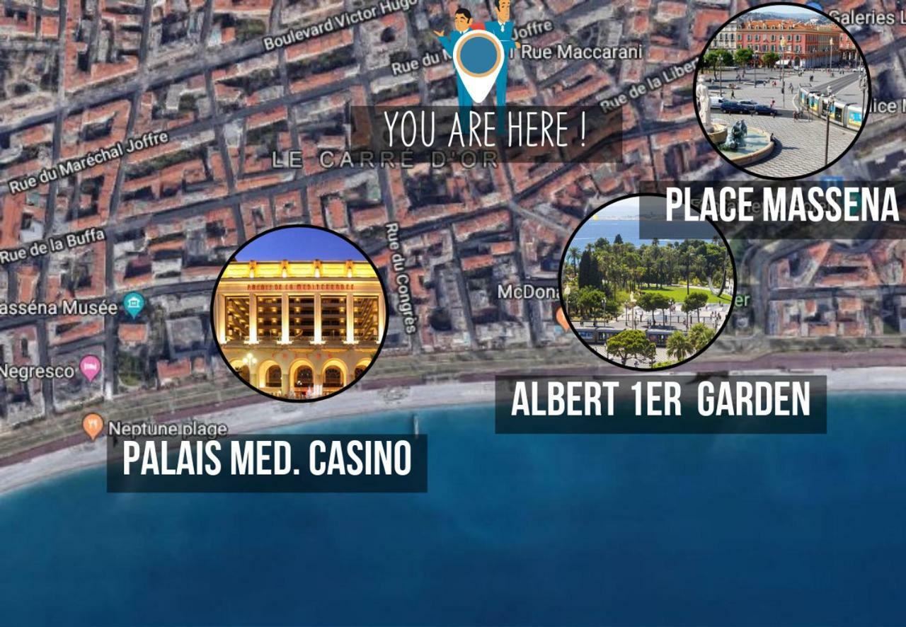 Nestor&Jeeves - Palais Marie Prestige - Central - Close Sea Nice Eksteriør billede